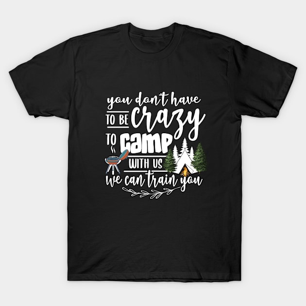 Camping T-Shirt by MckinleyArt